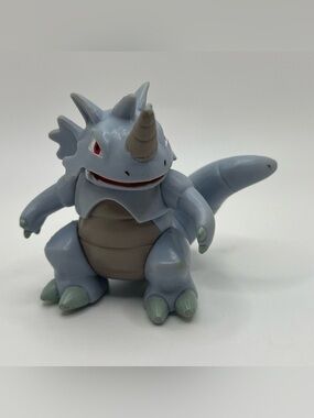 Pokemon Nintendo RHYDON Jakks Pacific Action Figure  2008  Poseable *USED